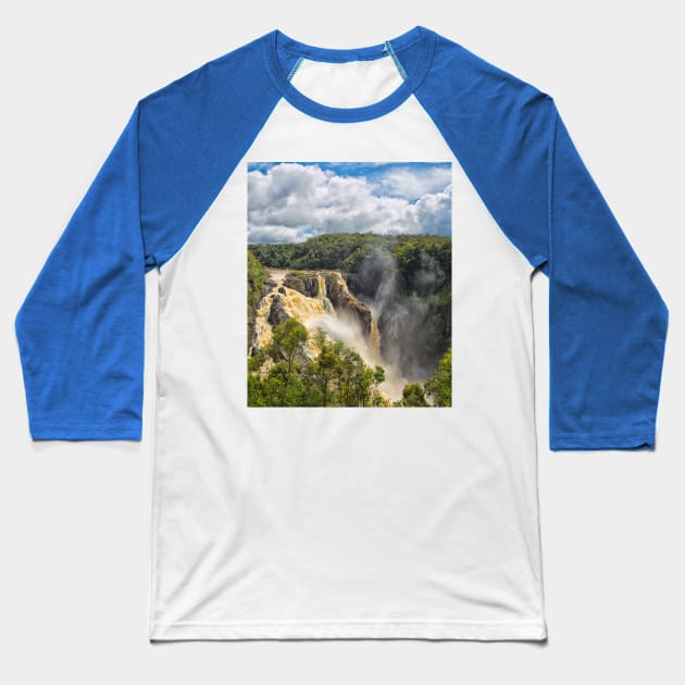 Beautiful Barron Falls at Kuranda Baseball T-Shirt by hereswendy